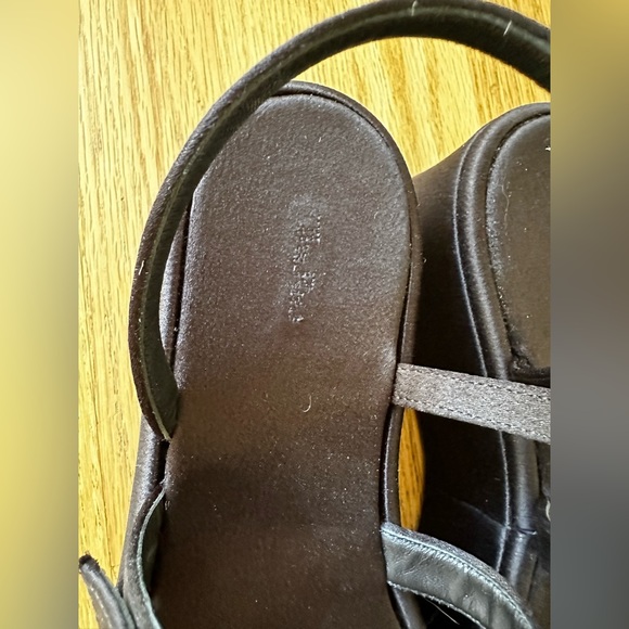 The Row NEW Wedge Platform Satin Sandals size 37 - Picture 6 of 8